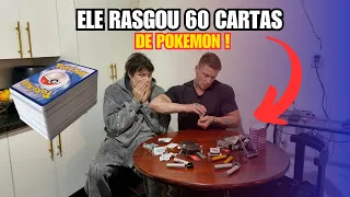 ELE RASGOU MEU DECK DE POKEMON !