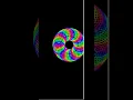 Ring circle amazing design using python turtle