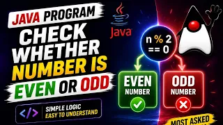 Java Program to Check Whether a Number is Even or Odd Easy Tutorial for Beginners