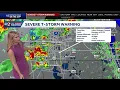 Strong storms moving into Orlando metro area on Monday afternoon