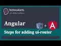 UI-Router with angular js