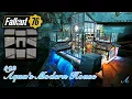 Fallout 76 - Glass Wall Set Dam House w quick tips tutorial Aqua s Modern house