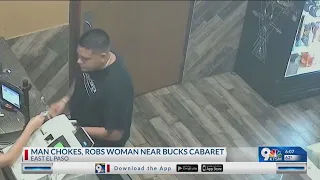 Crime of Week Man chokes robs woman near East El Paso strip club