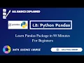 Python Pandas Tutorial for Beginners Python Pandas Complete Tutorial