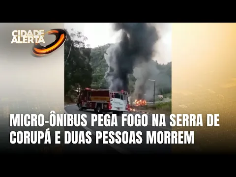 Dois morrem em grave acidente com micro-ônibus na BR-280