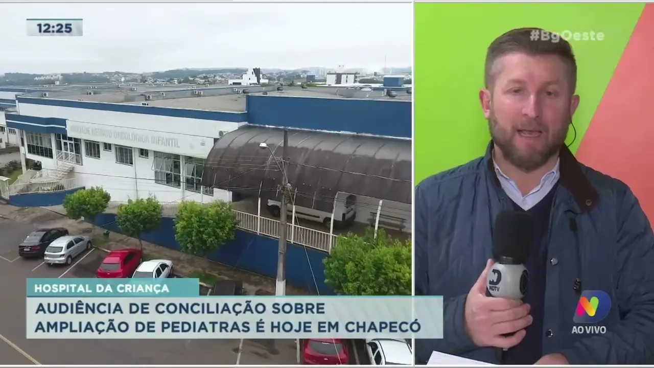 Hospital da Criança: audiência de conciliação sobre ampliação de pediatras é hoje em Chapecó