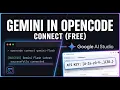 How to Connect Google Gemini to OpenCode CLI