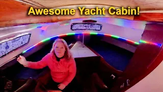 We made an awesome yacht cabin for our kids