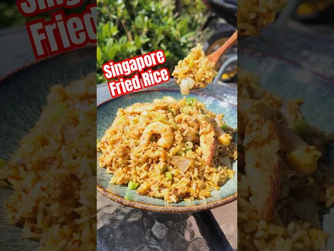 Quick Singapore Fried Rice - Cook Chinese Food at Home 🍚🥢