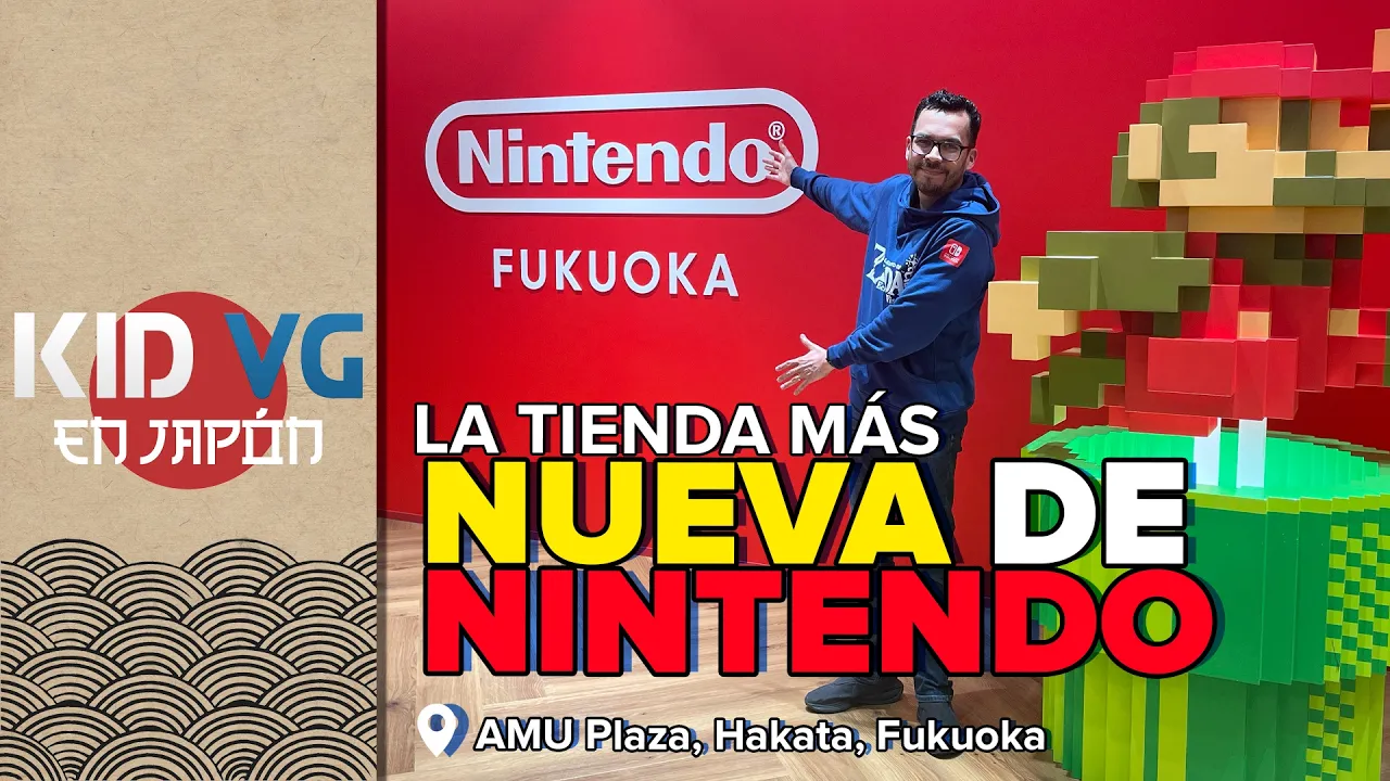 La tienda MÁS NUEVA de NINTENDO - Conociendo la Nintendo Store de Fukuoka