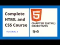 Chapter 2 Objective HTML and CSS tutorial 04