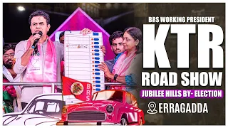 KTR Live Road Show At Erragadda VoteForCar JubileeHillsWithBRS 