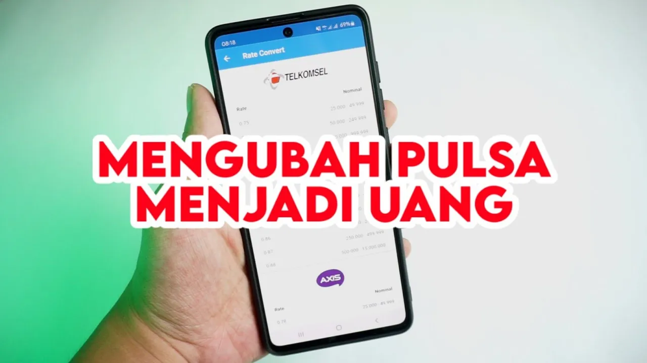 Jika saldo pulsa yang ada di nomor hp anda terlalu banyak, Anda bisa merubah saldo pulsa anda menjad. 