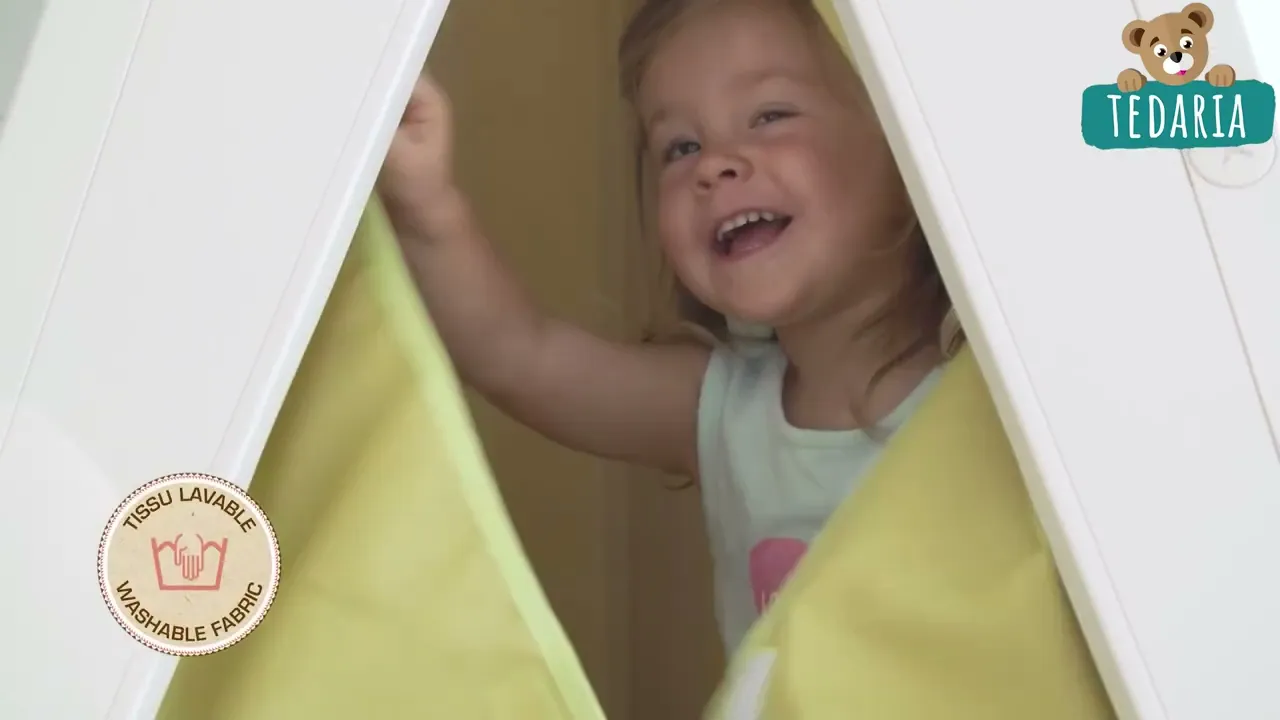 Spielhäuser für Kinder - Natürliches Zelt Indoor&Outdoor Teepee Evolutive Smoby - 4