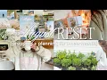 AUGUST MONTHLY RESET planning cleaning setting goals paying bills more