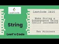 2825 Make String a Subsequence Using Cyclic Increments Brute Force Approach Two Pointer Approach