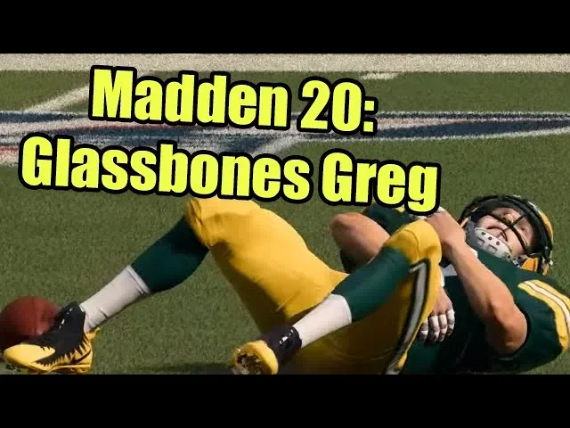 Madden 20: Glassbones Greg (Highest Injury Sliders, Lowest Injury Rating)