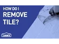 How Do I Remove Tile DIY Basics