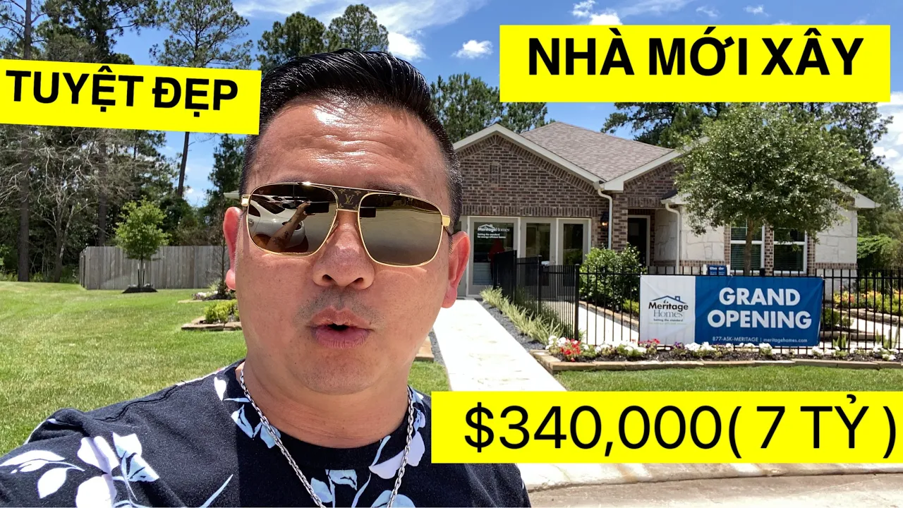 Tony Le | TUYỆT ĐẸP NHÀ MỚI XÂY $340,000 ( 7 TỶ ) CÓ GÌ TẠI HOUSTON MỸ