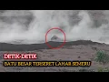 Mengerikan‼️Detik-Detik Banjir Lahar Hujan Lava Semeru Menyeret Batu Besar