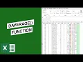 How to use the DAVERAGE function in Excel Episode 10