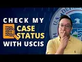 How do I check my case status with USCIS