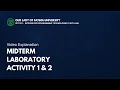 IPTC311 - Midterm Laboratory Activity 1 2