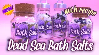 Download DEAD SEA BATH SALTS| BATH SALTS FOR DRY SKIN Soothing  bath salts | 🌺  herbal bath salts with recipe MP3