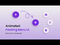 Animated Floating Action Menu Using Html Css and JavaScript Crown Coder