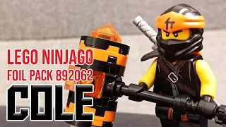 Lego Ninjago Foil Pack 892062 COLE Minifigure (BertoReviews 077)