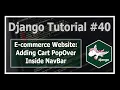 Adding Cart PopOver Other Pages Using Bootstrap Python Django Tutorials In Hindi
