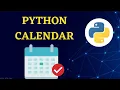 CALENDAR IN PYTHON Hindi