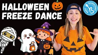 🎃 Halloween Song for Toddlers / Halloween Freeze Dance, Baby Bandstand, Ms. Alyssa, Toddler Learning