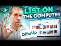 How to List on Offerup from the Computer