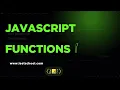 12 Introduction to JavaScript Functions