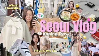 Seoul vlog☁️ |Seongsu-dong Shopping Day🛍️+ ไปเกาหลีซื้ออะไรมาบ้างทริปนี้! (Haul & Try On)