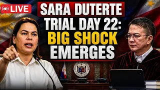 🔴 Philippines Senate LIVE: Sara Duterte Impeachment Trial DAY 22 New Witness Testimony Presented