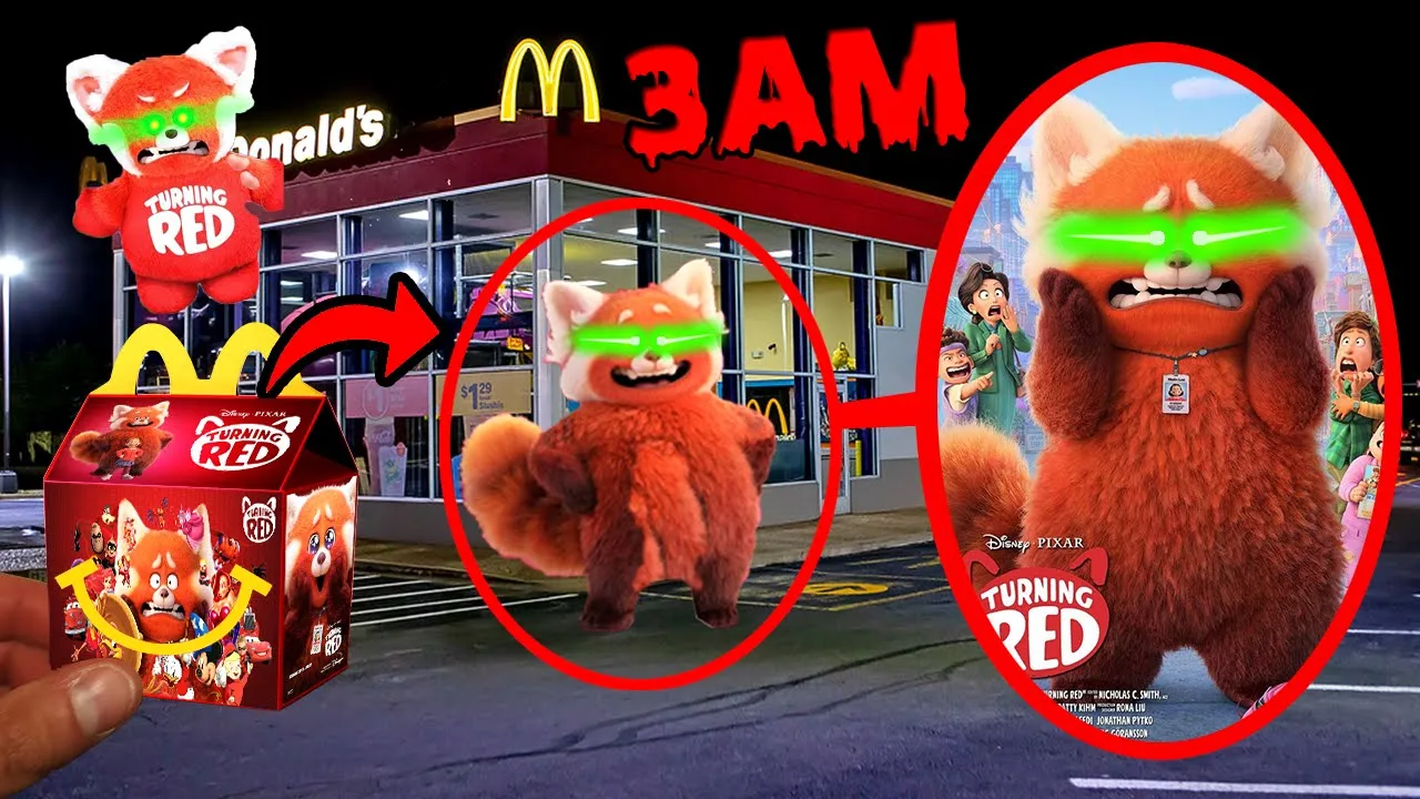 DO NOT ORDER THE TURNING RED HAPPY MEAL FROM MCDONALDS AT 3AM OR MEILIN LEE GIANT RED PANDA APPEAR!