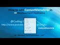 C Tutorial Right Click Context Menu Strip in Windows Form Application ContextMenuStrip in C