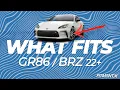 What Fits Wheel Fitment Guide for GR86 BRZ 22