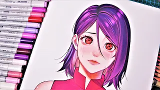 Drawing SARADA Uchiha Boruto Naruto Next Generations