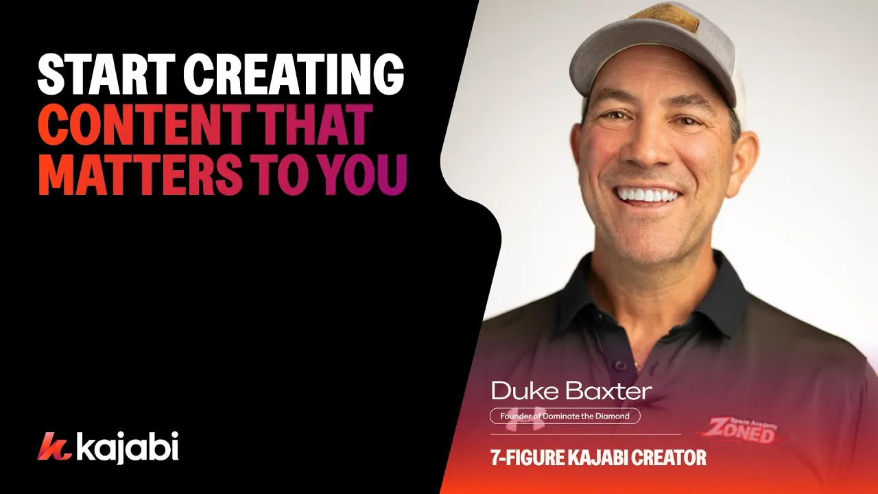 Kajabi — Duke Baxter — Build a 7-Figure Business with Kajabi (YouTube video ad)