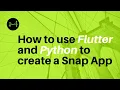 How to use Flutter and Python to create a Linux Snap App