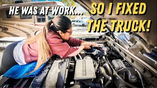 Wife Handles Truck Repairs While I’m at Work 😳