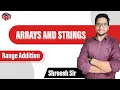 Range Addition Arrays Strings