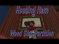 FFXIV Wood Slat Partition Housing Item