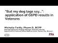 Application of G6PD Results in Veterans July 18 2025
