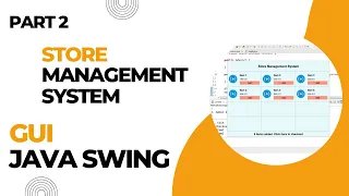 GUI for Store Management System using Java Part 2