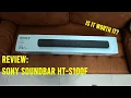 Review Sony HT-S100F Soundbar - Is It Worth It
