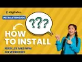 How to Install Node js and NPM on Windows Digilabs